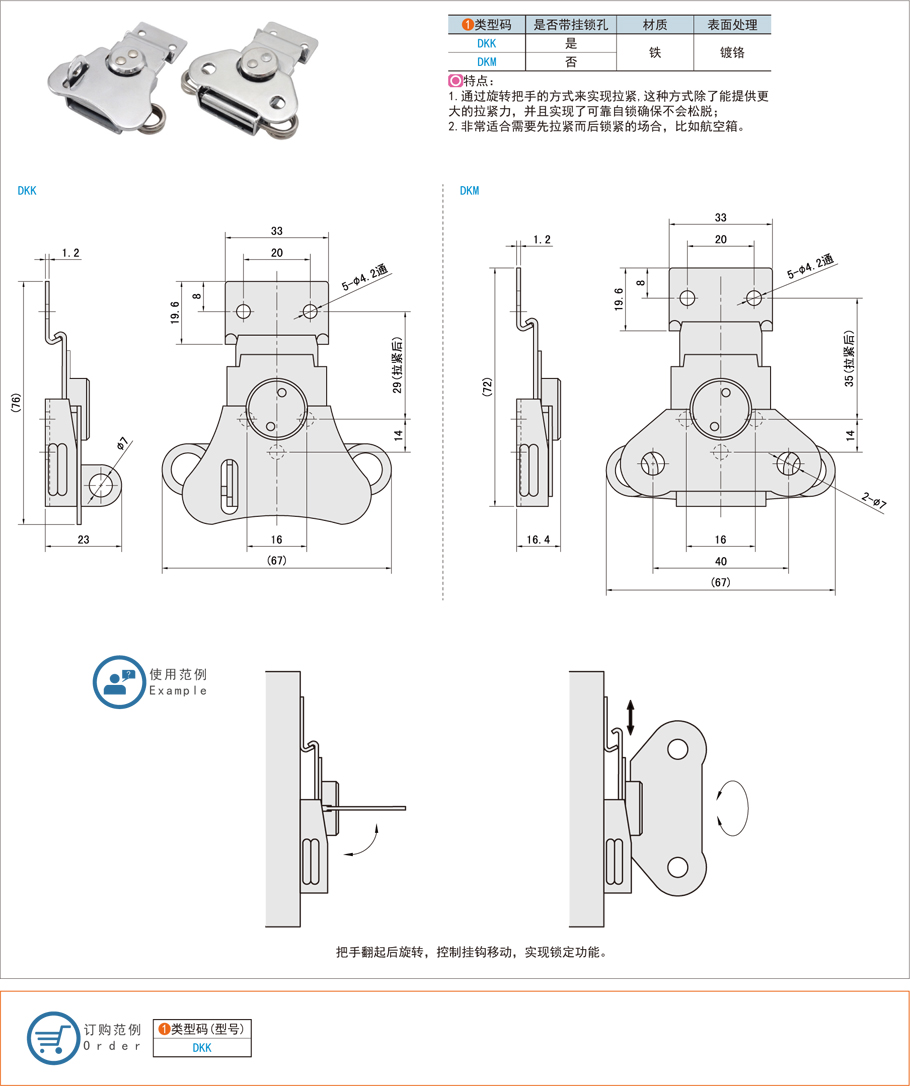 旋轉(zhuǎn)搭扣有哪些不同的類型 旋轉(zhuǎn)搭扣有哪些不同的類型